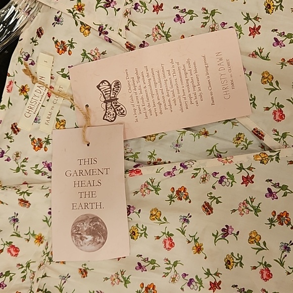 💕CHRISTY DAWN💕 The Dawn Dress ~ Cream Garden Floral Print Small S NWT - Picture 15 of 16